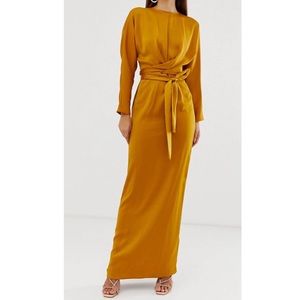 Like New Satin-Style Maxi Dress